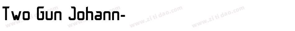Two Gun Johann字体转换